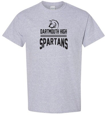 DHS - Sport Grey Grey Dartmouth High Spartans T-Shirt