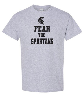 DHS - Sport Grey Fear the Spartans T-Shirt