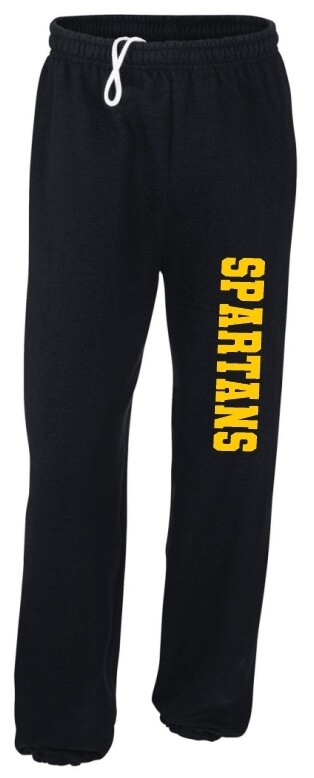 DHS - Black Spartans Sweatpants