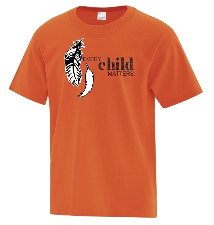 Ross Road - Orange Day Every Child Matters Cotton T-Shirt (Fancy Font)
