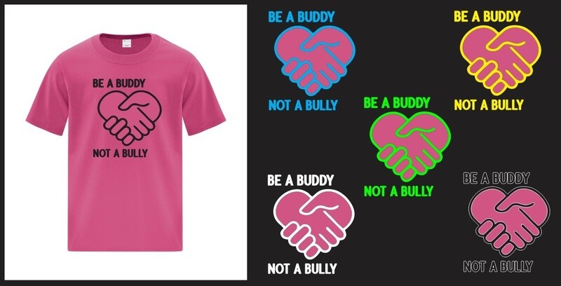 O'Connell Drive Elementary  - Anti-Bullying "Be a Buddy, Not a Bully" Cotton T-Shirt