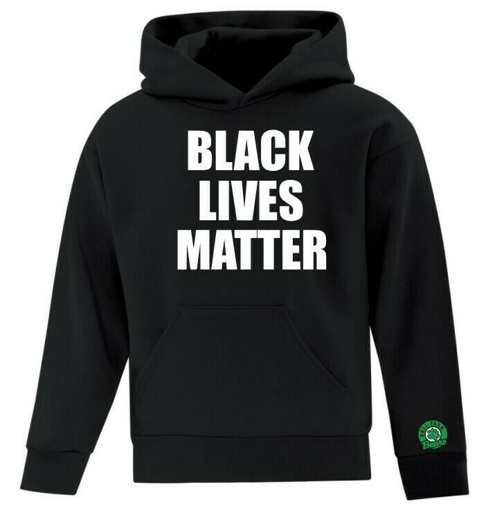 Bell Park - Black Lives Matter Black Hoodie (White Logo)