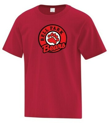 Bell Park - Red Cotton T-Shirt