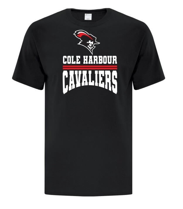 Cole Harbour High - Black Cole Harbour Cavaliers Cotton T-Shirt