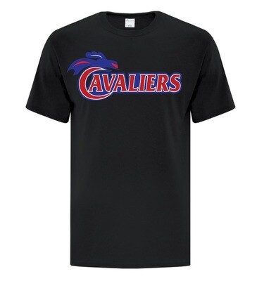 Cole Harbour High - Black Cavaliers Cotton T-Shirt