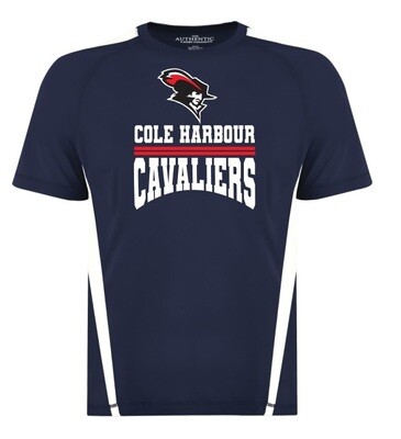 Cole Harbour High -  Navy/White Cole Harbour Cavaliers Moist Wick T-Shirt