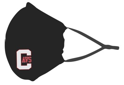Cole Harbour High - Black CAVS Re-Usable Mask