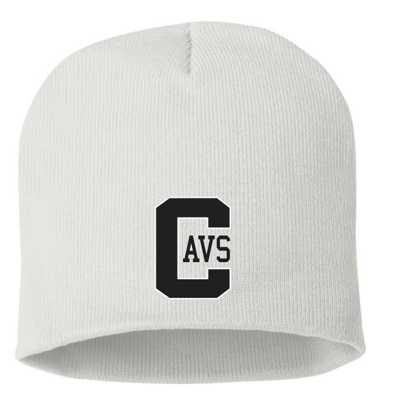 Cole Harbour High - White CAVS Beanie