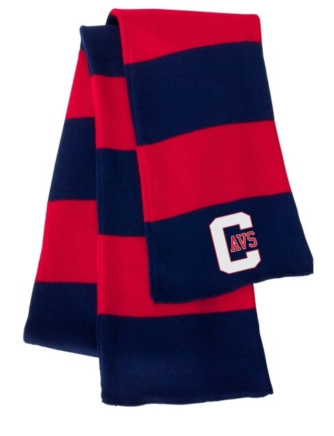 Cole Harbour High - Navy/Red CAVS Scarf
