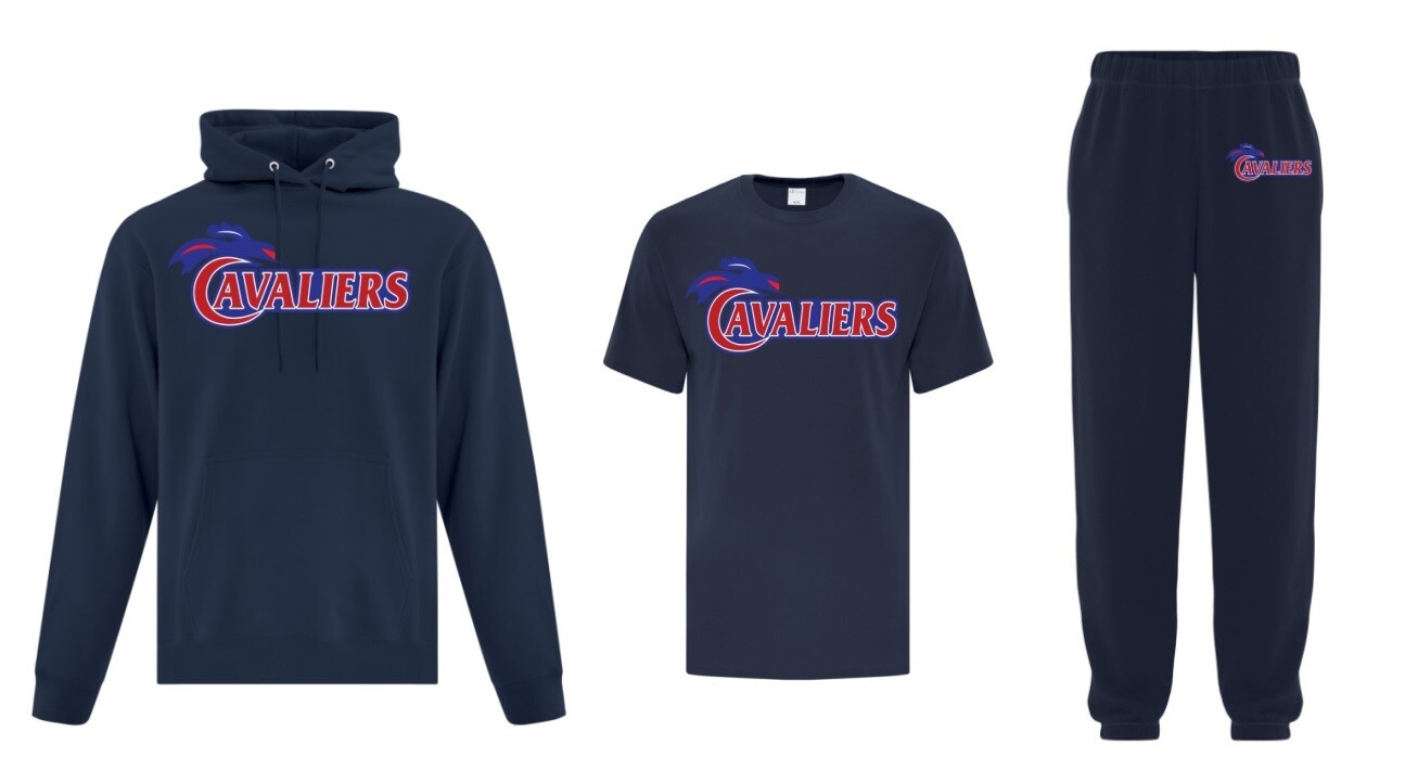Cole Harbour High - Navy Cavaliers Bundle (Hoodie, T-Shirt & Sweatpants)