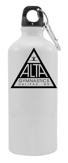 ALTA Gymnastics - ALTA Logo Aluminum Water Bottle (Black Logo)