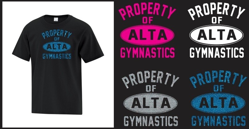 ALTA Gymnastics - Property of ALTA T-Shirt (Oval)