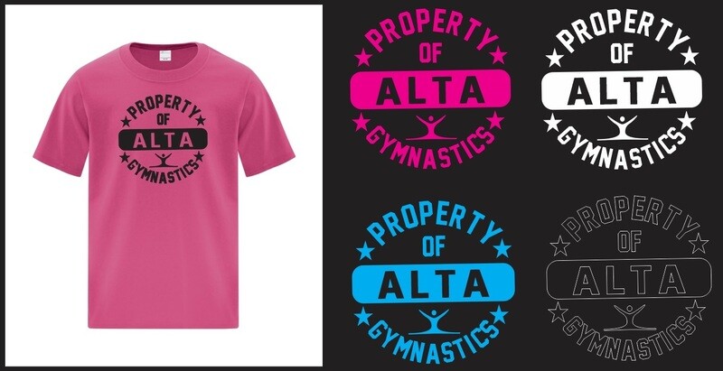 ALTA Gymnastics - Property of ALTA T-Shirt (Circle)