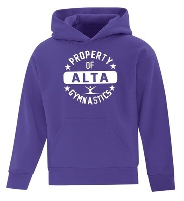 ALTA Gymnastics - Property of ALTA Hoodie (Circle)