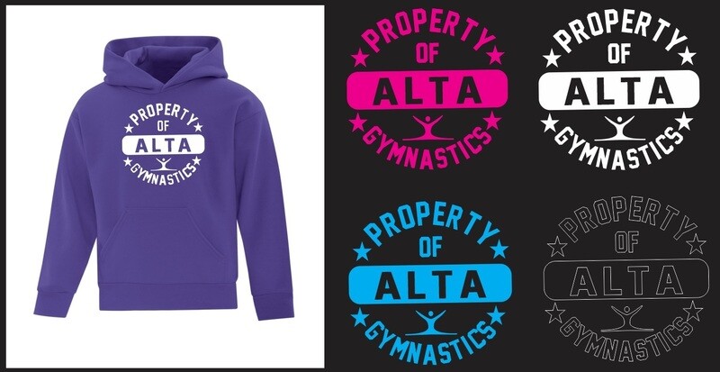 ALTA Gymnastics - Property of ALTA Hoodie (Circle)