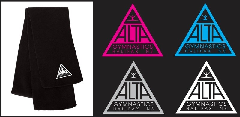 ALTA Gymnastics - Black ALTA Logo Scarf