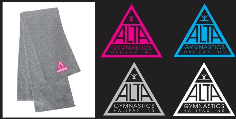 ALTA Gymnastics - Heather Grey ALTA Logo Scarf