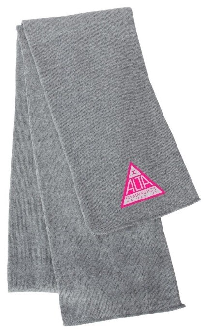 ALTA Gymnastics - Heather Grey ALTA Logo Scarf