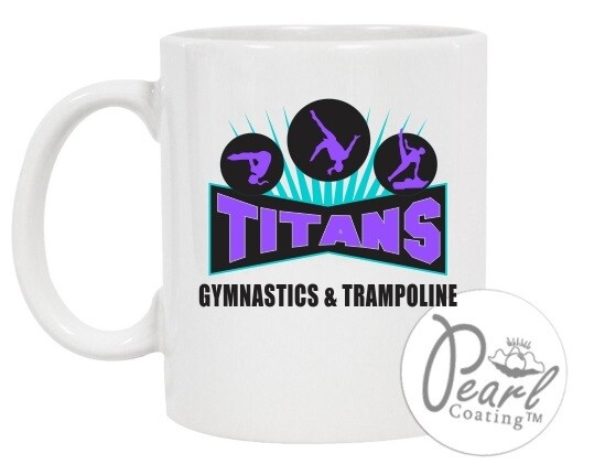 Titans Gymnastics & Trampoline - Titans Logo Mug (Teal/Purple Logo)