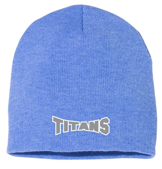 Titans Gymnastics - Heather Royal Titans Beanie