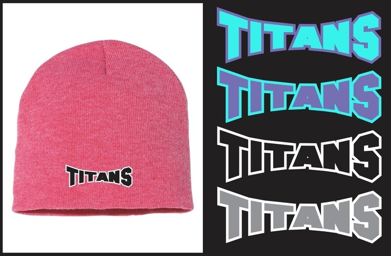 Titans Gymnastics - Heather Red Titans Beanie