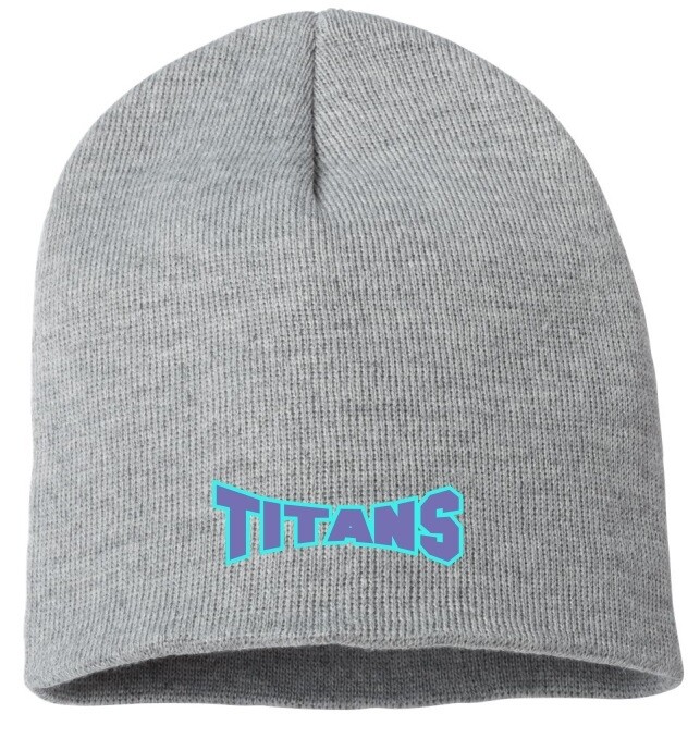 Titans Gymnastics - Heather Grey Titans Beanie