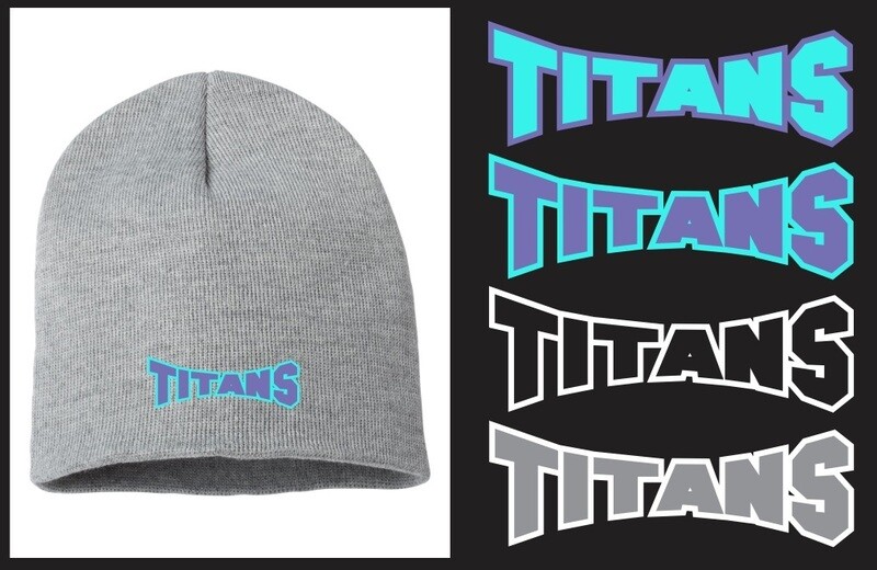 Titans Gymnastics - Heather Grey Titans Beanie