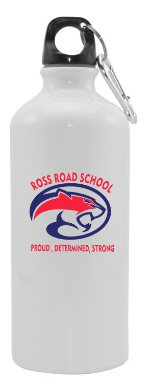 Ross Road - Ross Road Logo Aluminum Water Bottle (Navy & Red Logo)