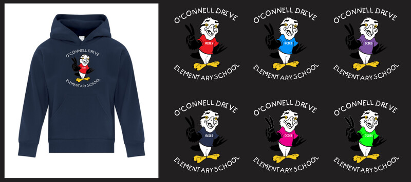 O'Connell Drive Elementary - O'Connell Drive Logo Hoodie (White Writing)