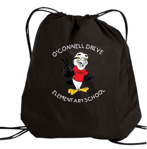 O'Connell Drive Elementary - Black O'Connell Drive Logo Cinch Bag