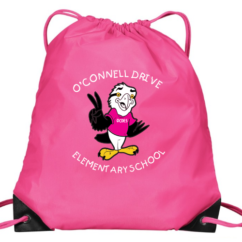 O&#39;Connell Drive Elementary - Pink O&#39;Connell Drive Logo Cinch Bag