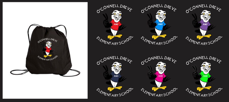 O'Connell Drive Elementary - Black O'Connell Drive Logo Cinch Bag