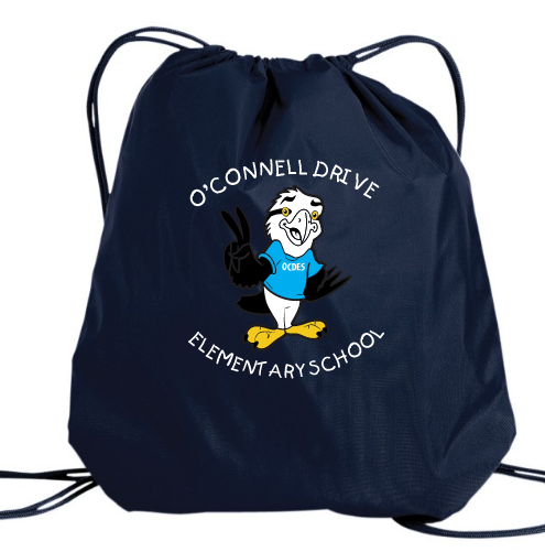 O&#39;Connell Drive Elementary - Navy O&#39;Connell Drive Logo Cinch Bag