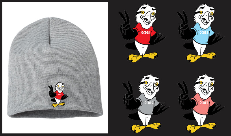 O'Connell Drive Elementary - Heather Grey Eagle Beanie