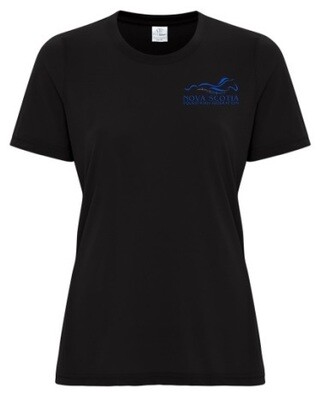 NSEF -  Ladies Black Pro Spun T-Shirt