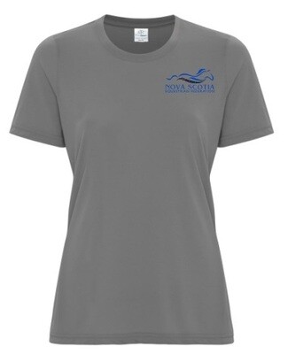 NSEF -  Ladies Coal Grey Pro Spun T-Shirt