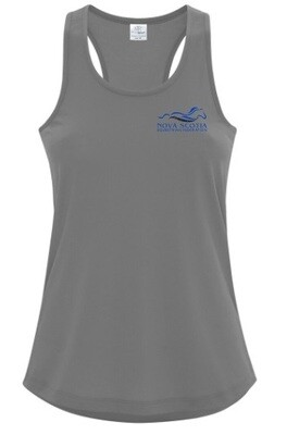 NSEF - Ladies Coal Grey Racerback Tank