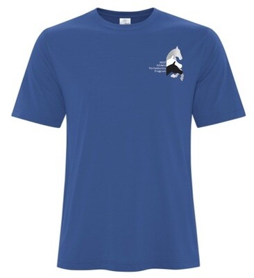 NSEF Athlete Performance Program -  Adult Royal Blue Pro Spun T-Shirt