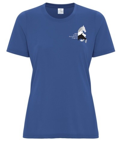NSEF Athlete Performance Program -  Ladies Royal Blue Pro Spun T-Shirt