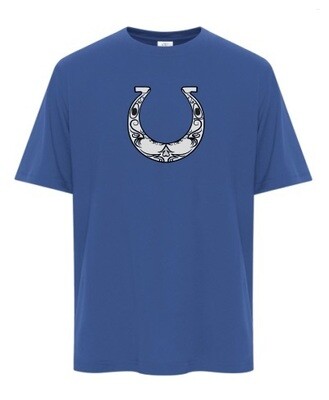 NSEF -  Youth Royal Blue Pro Spun Horseshoe T-Shirt