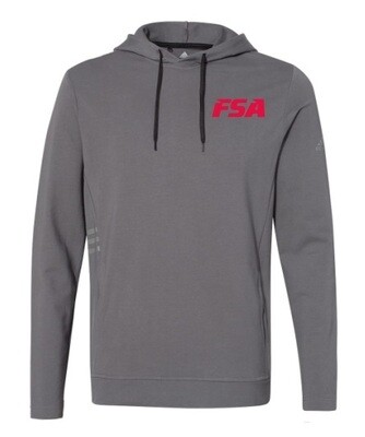 FSA - Men's Grey Lightweight Adidas Hoodie (Red Logo)