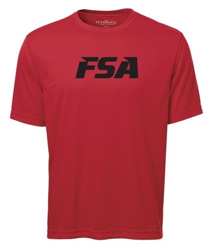 FSA - Adult Red Short Sleeve Moist Wick