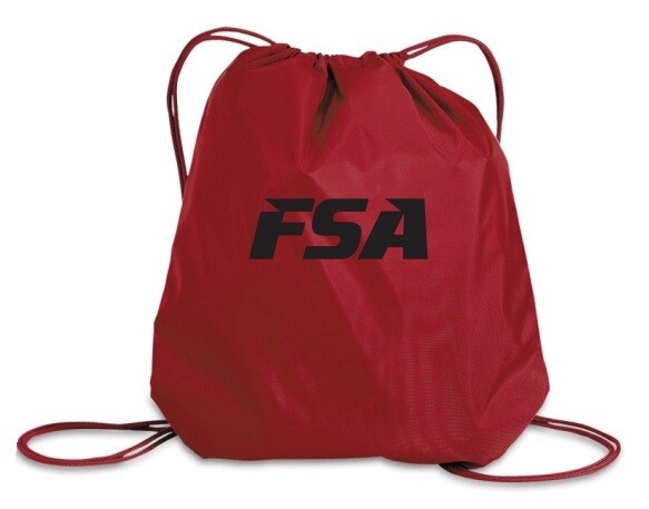 FSA - Red Cinch Bag
