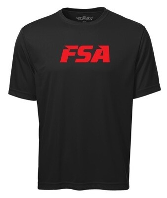 FSA - Adult Black Short Sleeve Moist Wick