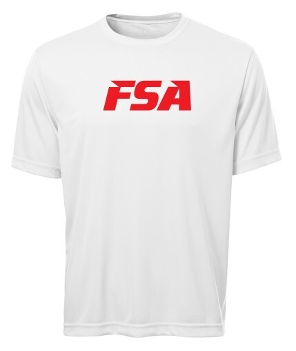 FSA - Adult White Short Sleeve Moist Wick