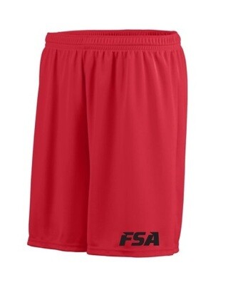 FSA - Youth Red Octane Shorts (Black Logo)