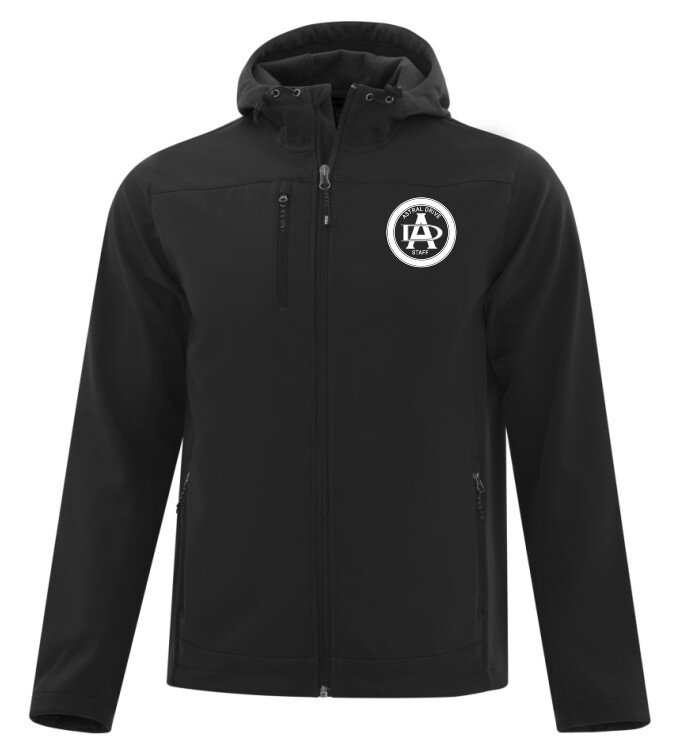Astral Drive Junior High - Men&#39;s Black Astral Drive Staff Soft Shell Jacket