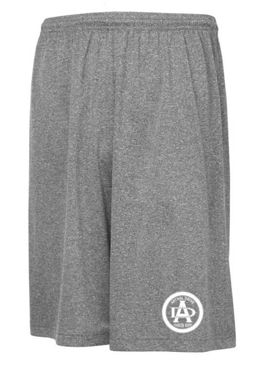 Astral Drive Junior High - Charcoal Heather Astral Drive Logo Shorts (White Logo)