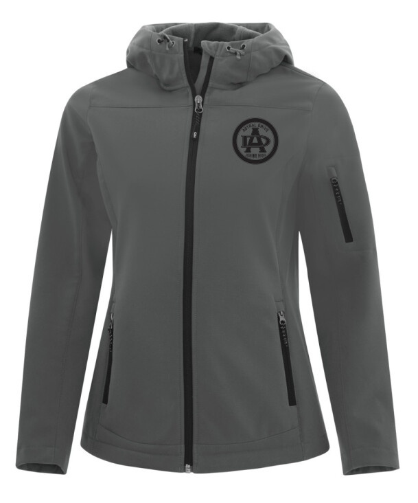 Astral Drive Junior High - Ladies Grey Astral Drive Logo Soft Shell Jacket