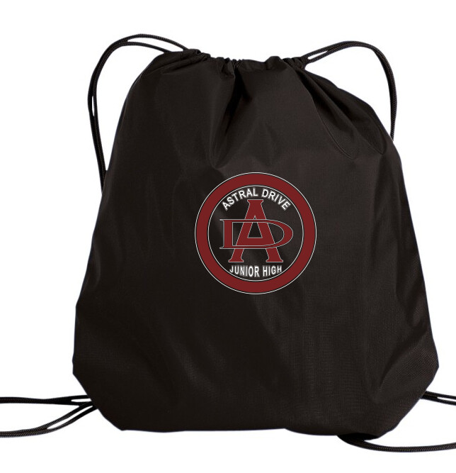 Astral Drive Junior High - Black Cinch Bag